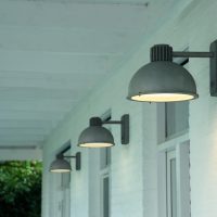 Raz Frezoli buitenlamp 816 industriele wandlamp zink finish