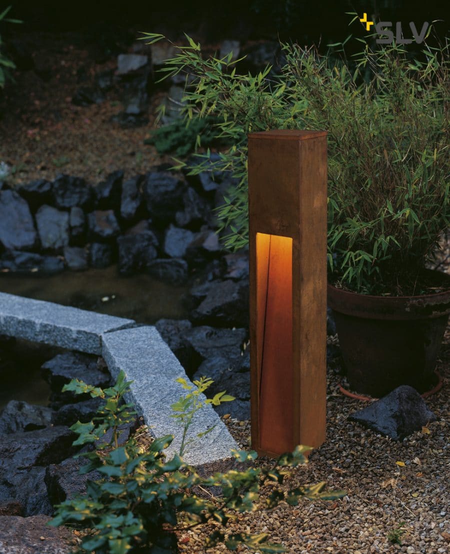 Rusty slot slv 80 cm tuinextra buitenverlichting cortenstaal