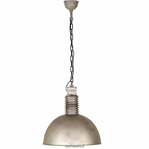 Lozz Frezoli plafondlamp 817 zink finish hanglamp industrieel in webwinkel en showroom bij TuinExtra