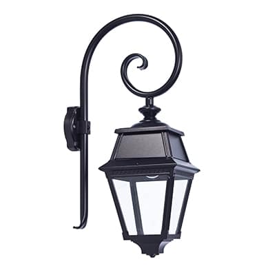 Roger pradier avenue 2 wandlamp buitenlamp met krul