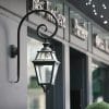 Roger pradier buitenlamp place des vosges 3 met krul wandlamp model 3