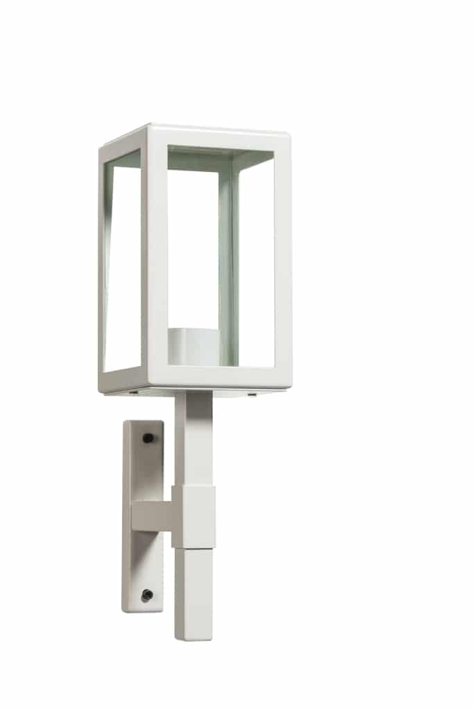 Buitenlamp Parijs 1900 cremewit vierkant TuinExtra buitenverlichting