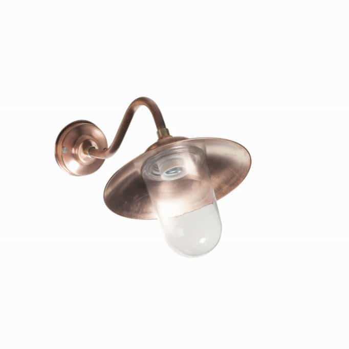 Koperen buitenlamp Breda bij TuinExtra in showroom en webshop