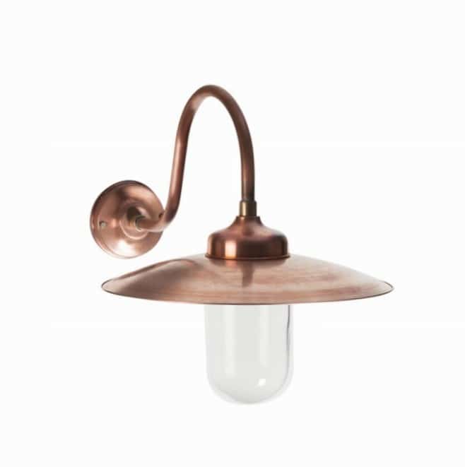 Buitenlamp koper Tuinextra Waalwijk in showroom en webshop