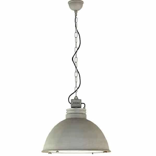 combinatie rollen In de genade van Orr 828.1.800 industriele plafondlamp buiten hanglamp Frezoli met zink  finish