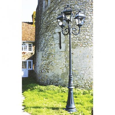 Roger Pradier Place des Vosges 2 buitenlamp lantaarn met 3 kappen PV2-11: online bij TuinExtra