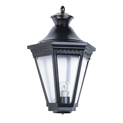 Victoria roger pradier buitenlamp wandlamp plat zwart tuinextra