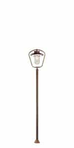 Il Fanale tuinextra Lampioni Il Fanale verouderd koper 301.B3.ORT buitenlamp