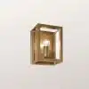 Quadro wandlamp Il Fanale 262.01.OT verouderd koper tuinextra buitenverlichting