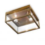 Quadro Il Fanale 262.03.OT plafondlamp verouderd koper