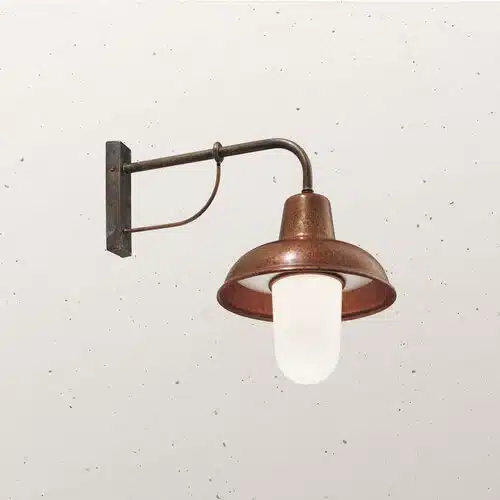 Contrada Il Fanale buitenlamp 243.25.ORT wandlamp koper tuinextra