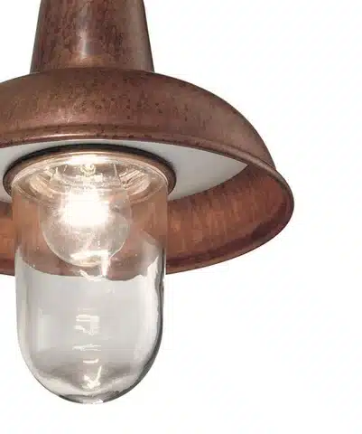 Contrada Il Fanale buitenlamp 243.25.ORT wandlamp koper tuinextra