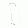 Bent wall wandlamp links Dexter buitenlampen