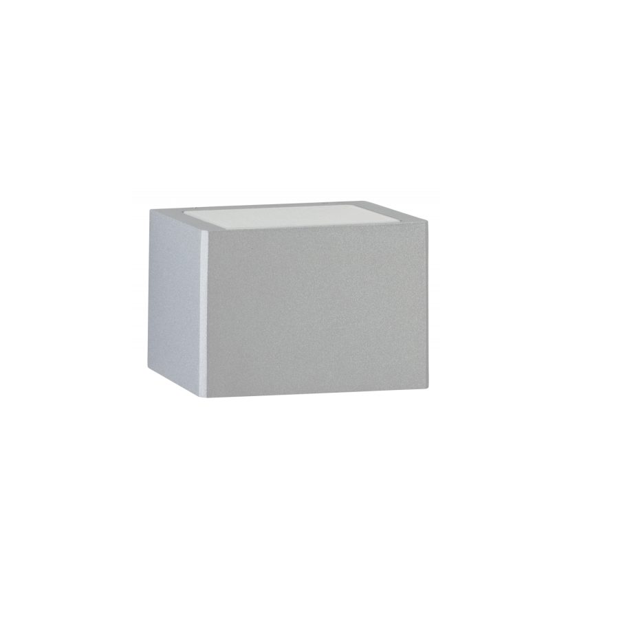 696167 buitenlamp up/downlight zilvergrijs albert leuchten tuinextra buitenverlichting