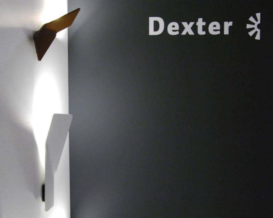 Bent wall wandlamp links Dexter buitenlampen