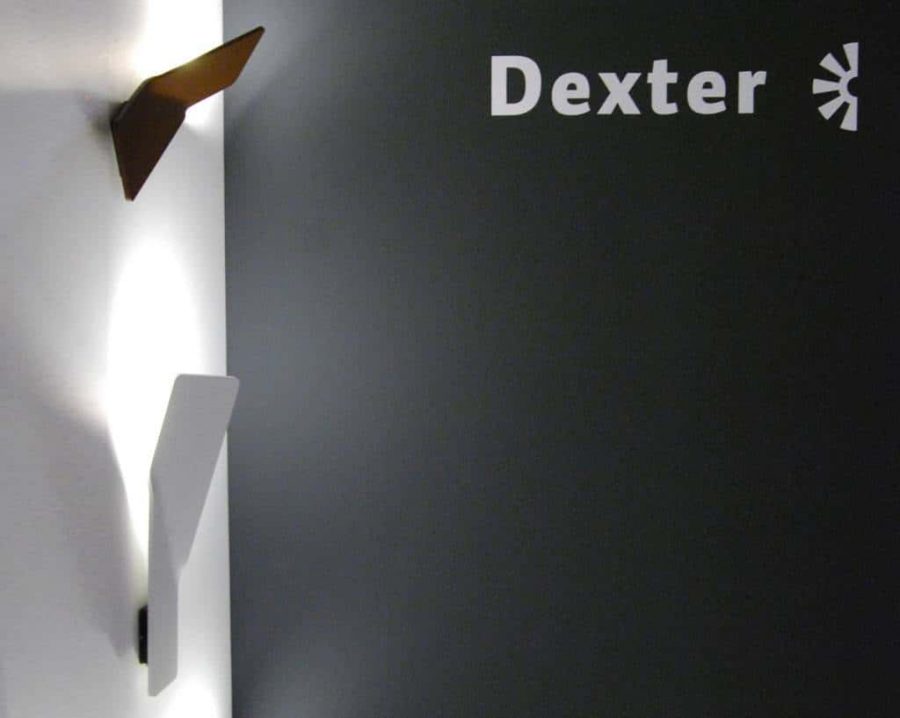 Bent wall wandlamp links Dexter buitenlampen