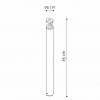 Torch C buitenlamp rvs dexter buitenverlichting 65 cm