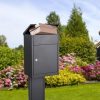 pakketbrievenbus allux 500 antraciet of zwart tuinextra pakketjes