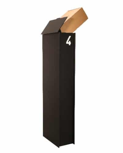 Pakketbrievenbus eSafe Fenix Medium top matzwart TuinExtra