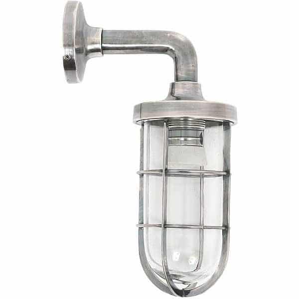 tristan buitenlamp scheepslamp antiek zilver tuinextra buitenverlichting