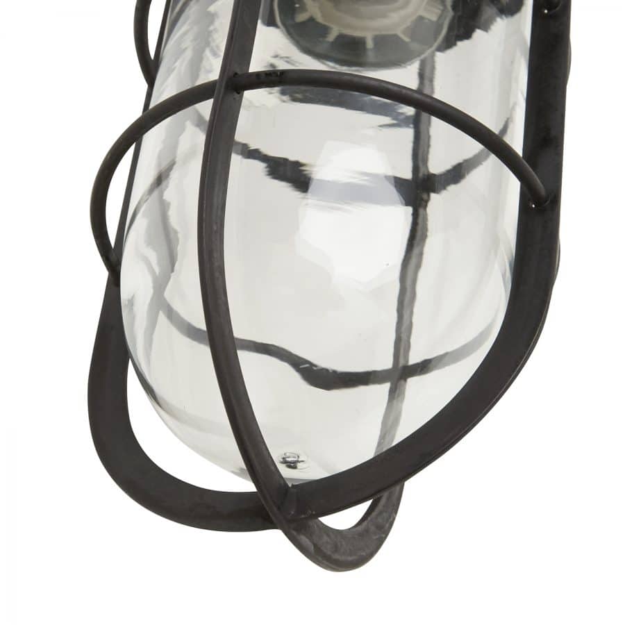 Buitenlamp tristan antiek black zwarte scheepslamp industriele buitenlamp stallamp