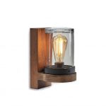 Cloche royal botania wandlamp teak hardhout buitenlamp CLOW