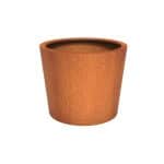 Bloembak plantenbak pot rond conisch roest cortenstaal tuinextra 120 cm adezz