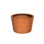 Bloembak plantenbak pot rond conisch roest cortenstaal tuinextra 120 cm adezz