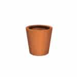 Bloembak plantenbak pot rond conisch roest cortenstaal tuinextra 80 cm adezz