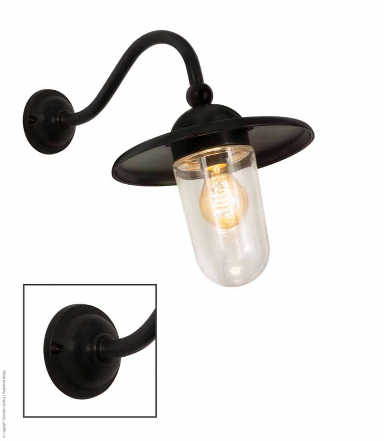 stallamp Maro brons bruin black finish buitenlamp tuinextra