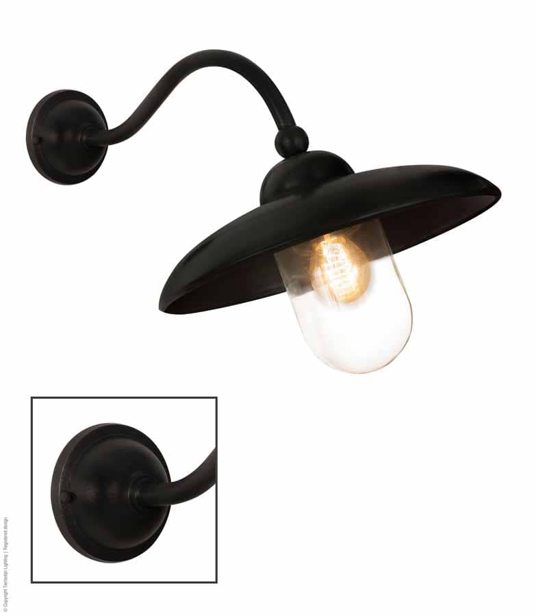 wandlamp stallamp Lucco schuin brons finish 734 tierlantijn