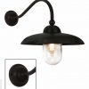 stallamp Lucco haaks tierlantijn 735 brons brown black finish buitenverlichting