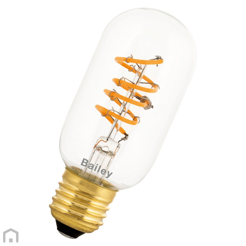 Genealogie minstens inflatie Ledlamp 4 watt filament warmwit e27 gedraaid 180 lumen lichtopbrengst