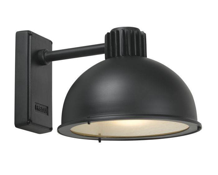 Raz Frezoli buitenlamp zwart black finish wandlamp industrieel