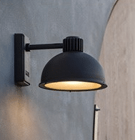 Frezoli raz 816 matzwart 816.1.600 black finish industriele buitenlamp Tuinextra