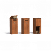 Pakketbrievenbus cortenstaal roest adezz tuinextra groningen case brievenbus pakketjes