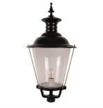 Kap rond buitenlamp 592 oud hollands donkergroen echt glas