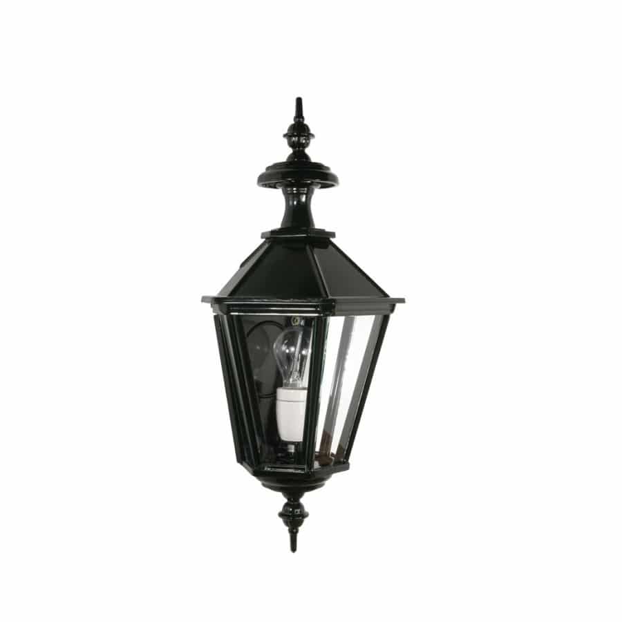 OH534 wandlamp plat zeskant donkergroen buitenlamp tuinextra