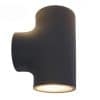 Frezoli Treviso 802.1.600 wandalmp up-downlight matzwart tuinextra buitenlampen