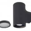 Frezoli Treviso 802.1.600 wandalmp up-downlight matzwart tuinextra buitenlampen