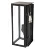 buitenlamp belfort mat zwart messing tuinextra buitenverlichting