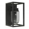 Buitenlamp Frits black finish TuinExtra vierkant messing burned brown