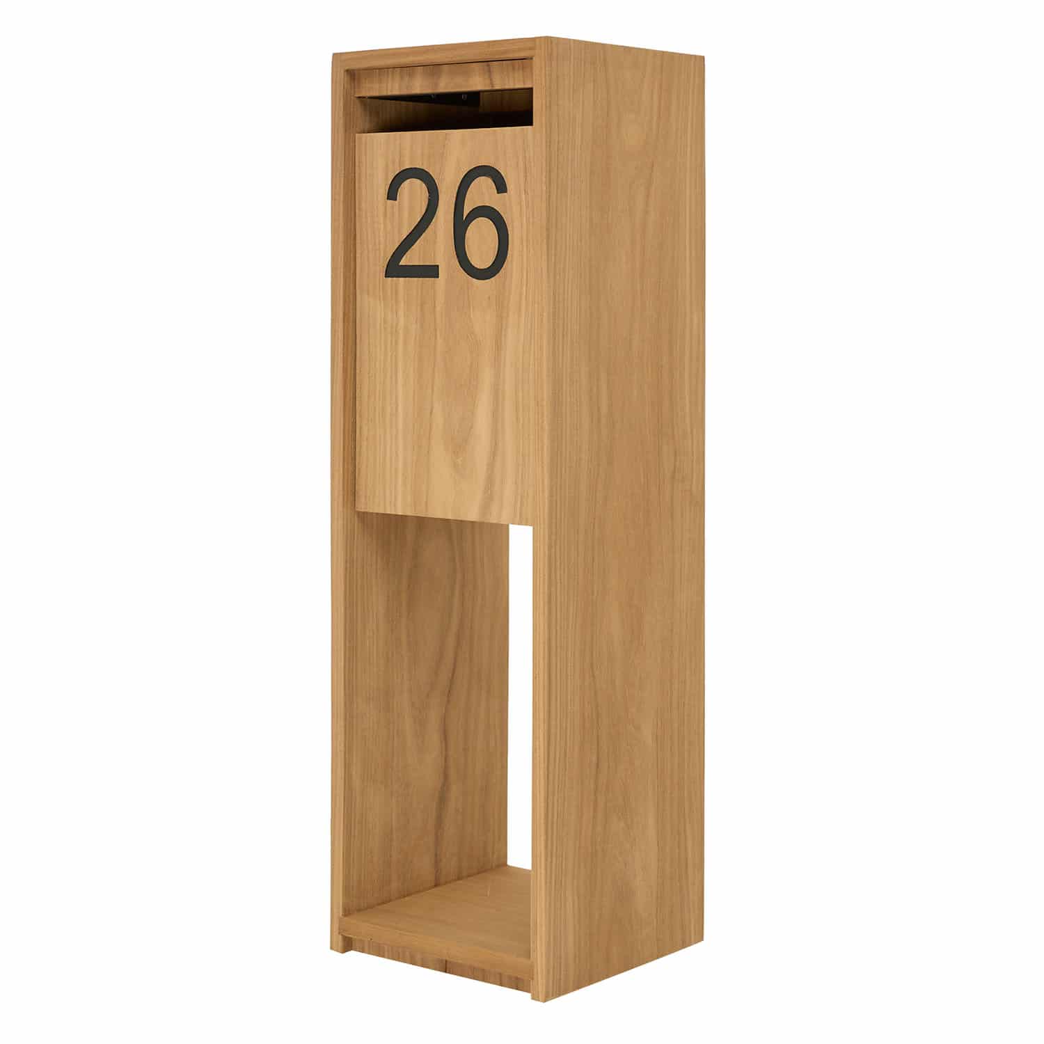 Reisbureau vloot Garantie Brievenbus teak hardhout bij TuinExtra in webshopshowroom.