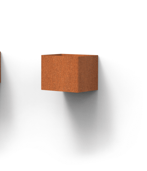 buitenlamp cortenstaal gardd wandlamp C5w 15 cm tuinextra