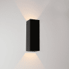 Buitenlamp Vegas klein 150 zwart wandlamp up-down artdelight tuinextra