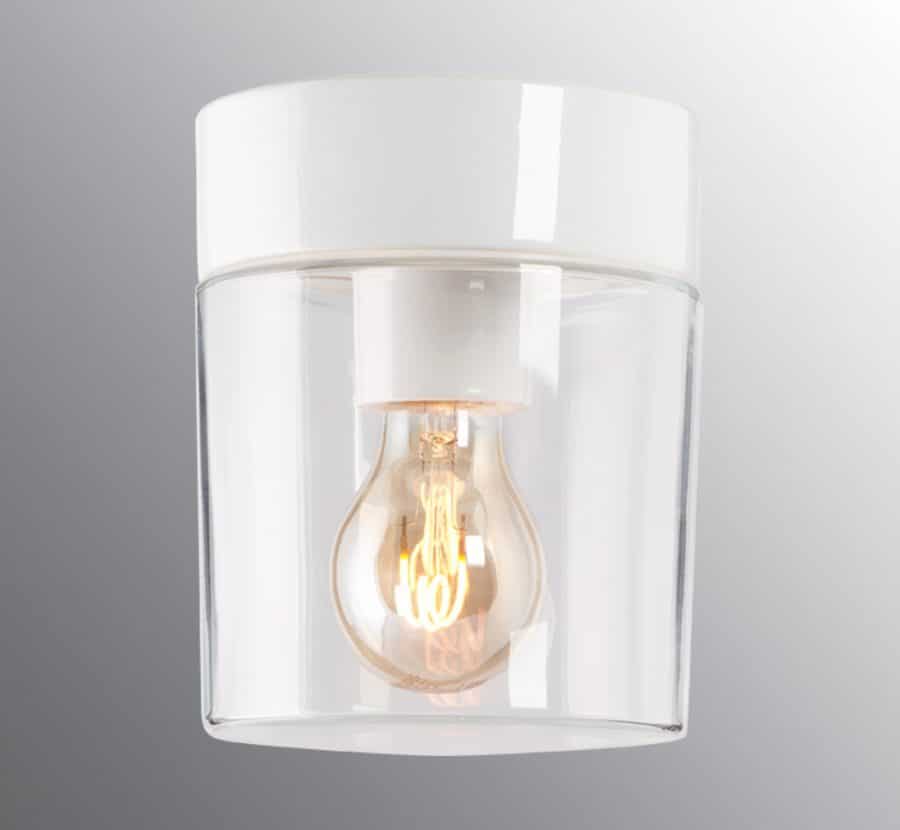 uitenlamp Opus ifo electric wit opus 140/170 porselein tuinextra helder glas
