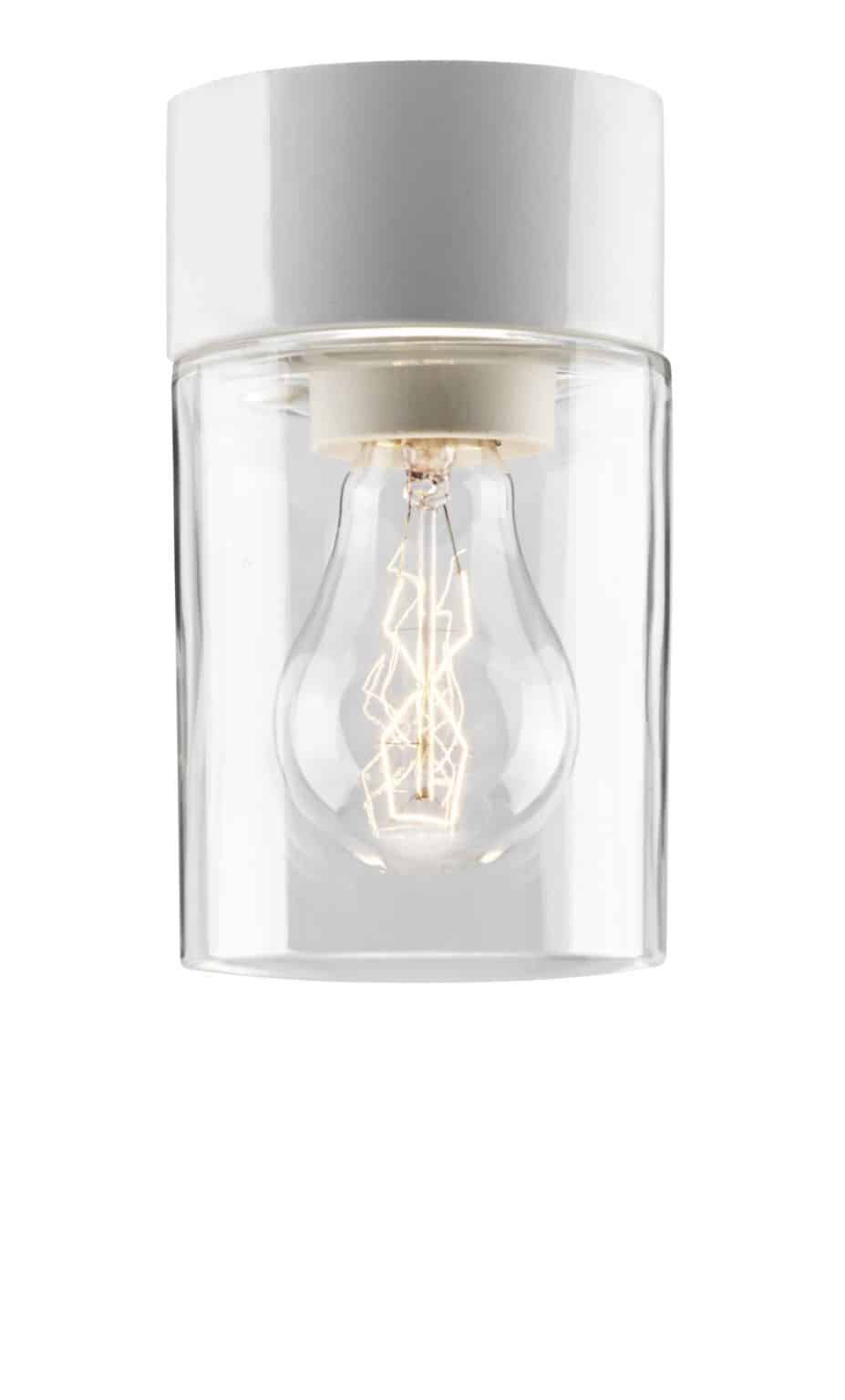 Buitenlamp Opus ifo electric wit opus 100/175 porselein tuinextra helder glas