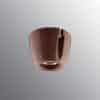 wandlamp plafondlamp Ifo electric basic fitting porselein E27 bruin tuinextra