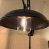 bayonne messing zwarte grote buitenlamp met krul tuinextra