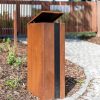 collu pakketbrievenbus cortenstaal-zwart combo geroba tuinextra